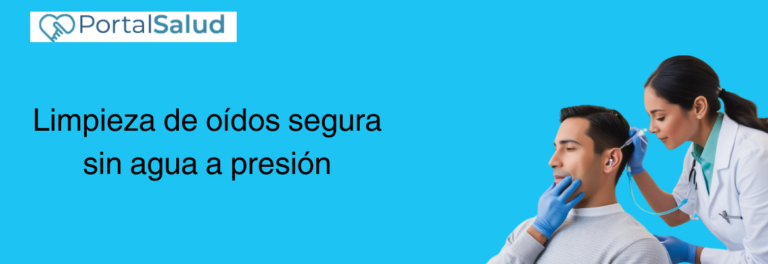 Lavado de oido realizado por otorrino